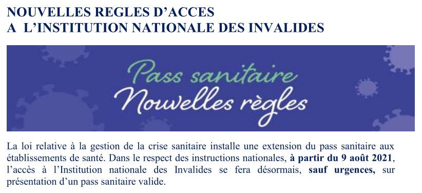 Pass sanitaire